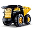 Tonka Steel Classics Toughest Mighty Dump Truck - Made with Steel & Sturdy Plastic, Large Yellow Toy Construction Truck, Boys and Girls, Kids, Toddlers, Ages 3+