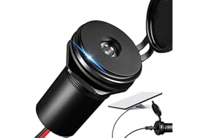 Bhanboth DC 12V to 30V 75W Step-Up Power Converter for Starlink Mini – Waterproof Booster Adapter for RV, Car, Boat & Battery Box – Recessed Mount Power Supply/Power Port