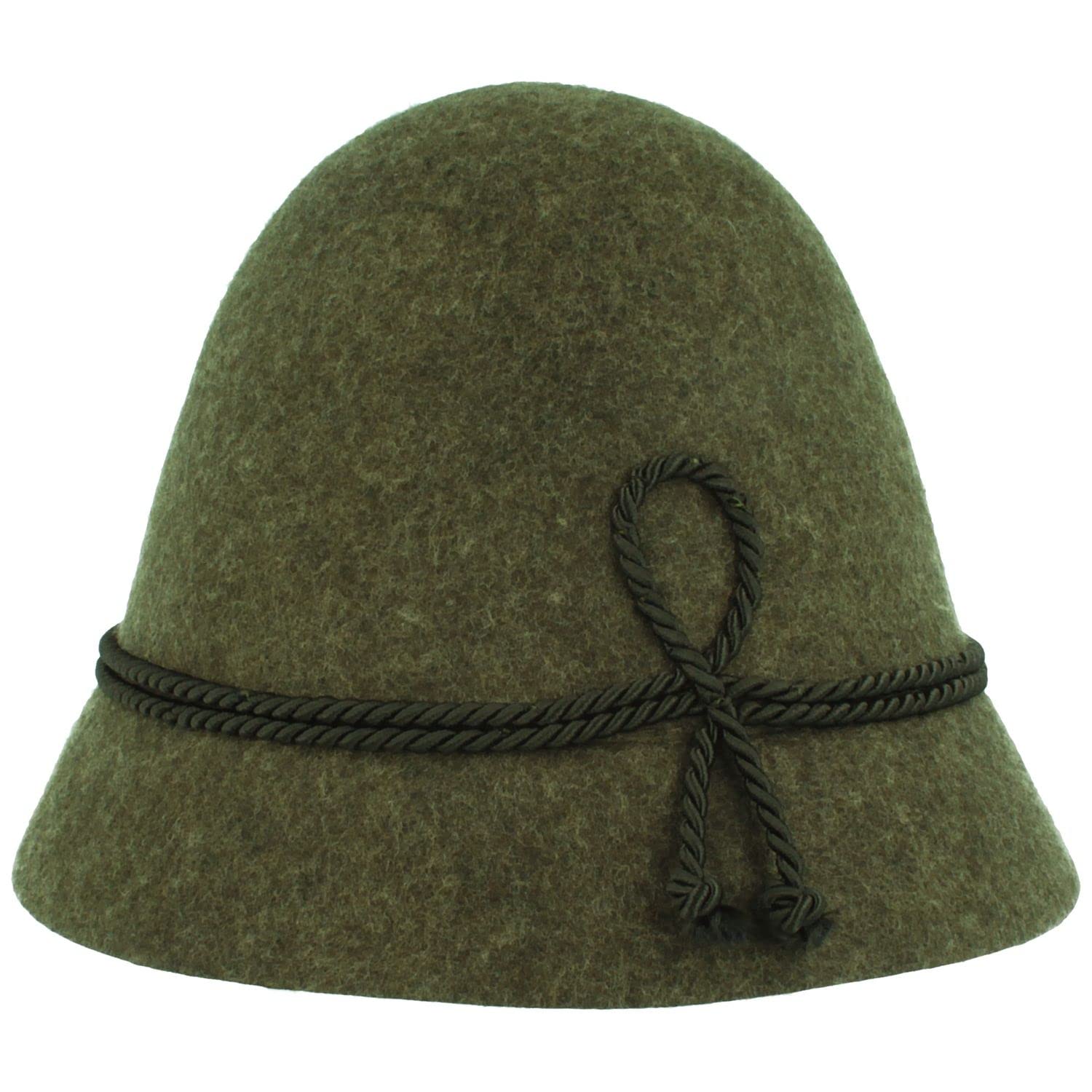 Faustmann Bavarian men's costume hat stopper hat, olive, 48
