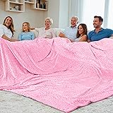MACEVIA Oversized King Size Blanket for Bed, Big