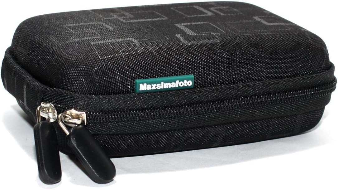 Maxsimafoto - Semi-Hard, Black Case for Panasonic Lumix DMC-TZ30, TZ35, DMC-TZ40 TZ60 TZ62 TZ70 TZ80