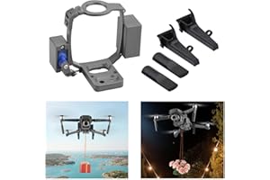 iEago RC Mavic 2 Pro Airdrop System Dropper Transport Payload Release Device Throwing System for Wedding, Fishing Bait, Outdoor Search Props Compatible with DJI Mavic 2 Pro/Zoom Drone Accessories