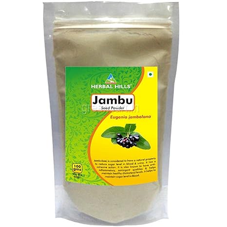Herbal Hills Jambu Beej Powder - 100 g (Pack of 2)