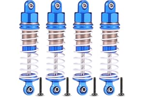 HAIBOXING RC Cars Spare Parts Full Aluminum Oil Shocks 4pcs, 1/18 RC Trucks Replacement Parts Apply to 2021 New Version 18858 & 18859 &18859A (18HOP1)