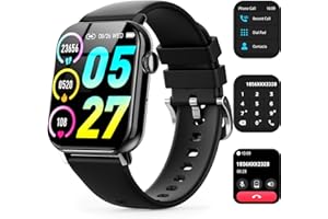 Smart Watch 1.83" with Bluetooth Calling & Dialpad, Whatsapp/FB Alerts, AI Voice, Answer/Make Calls, 120+ Sports Modes, 24/7 