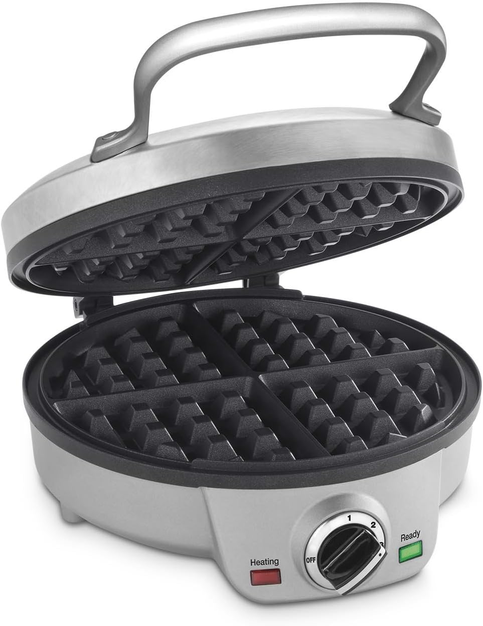 Cuisinart WAF-200 4-Slice Belgian Waffle Maker - Silver: Electric Waffle Irons: Kitchen & Dining
