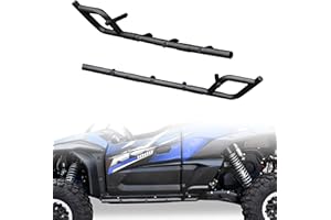 KEWISAUTO Rock Sliders for 2020-2025 Kawasaki Teryx KRX 1000, Combined Side Bumper Protection Frame Side Steps Nerf Bars Rock