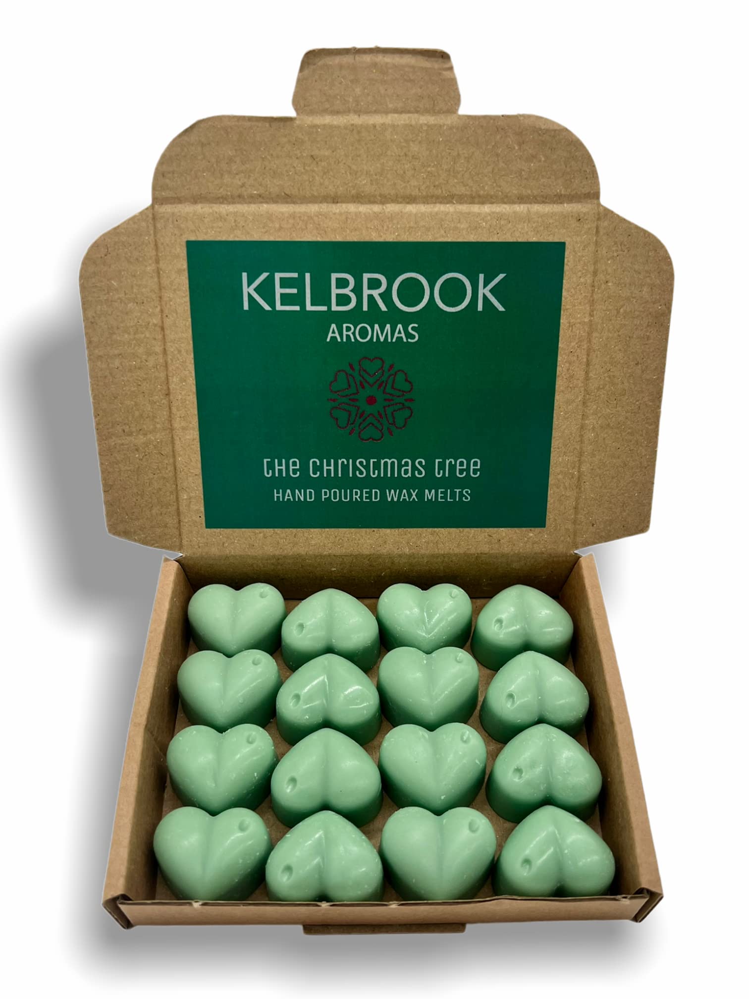 Wax Melts - Christmas Tree | 16 Pack | Strong Scented | Made in the UK | Plastic Free | Vegan โ image 1