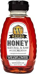 Weeks Raw & Unfiltered Wildflower Honey (16 oz)