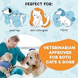 BENCMATE Protective Inflatable Dog Cat Cone Collar Large Blue view 5