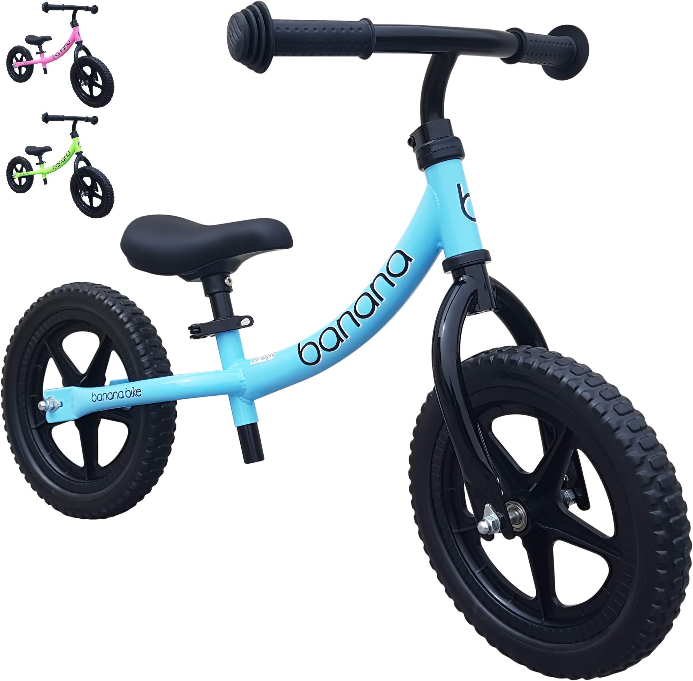 Banana LT Balance Bike - Lightweight for Toddlers, Kids - 2, 3, 4 Year Olds