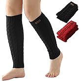 Brook + Bay Leg Warmers for Women - Cable Knit