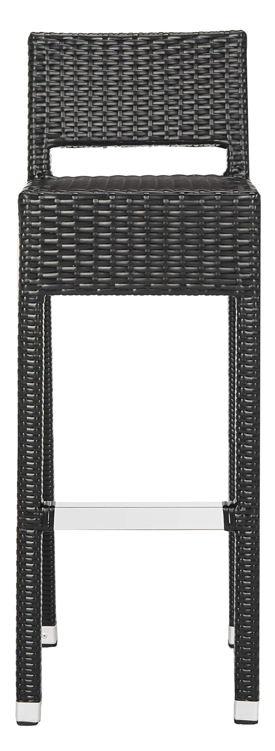 black patio bar stools on Stools Bar Chairs Safavieh Fox5212a Collection Landry Black Indoor Outdoor Bar Stool Patio Lawn Garden