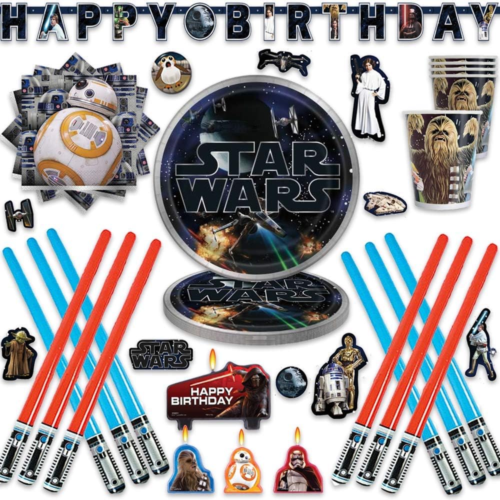Star Wars Classic Birthday Party Supplies Pack And Favors