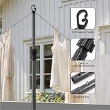 Vivo Technologies 2.2m Telescopic Washing Line Prop Poles - Pack of 2 view 5
