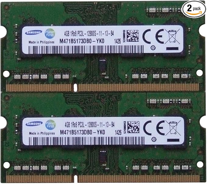 Samsung Ram Memory Upgrade Ddr3 Pc3 1600mhz 4 Pin Sodimm For 12 Apple Macbook Pro S 12 Imac S And 11 12 Mac Mini S 8gb Kit 2 X 4gb At Amazon Com