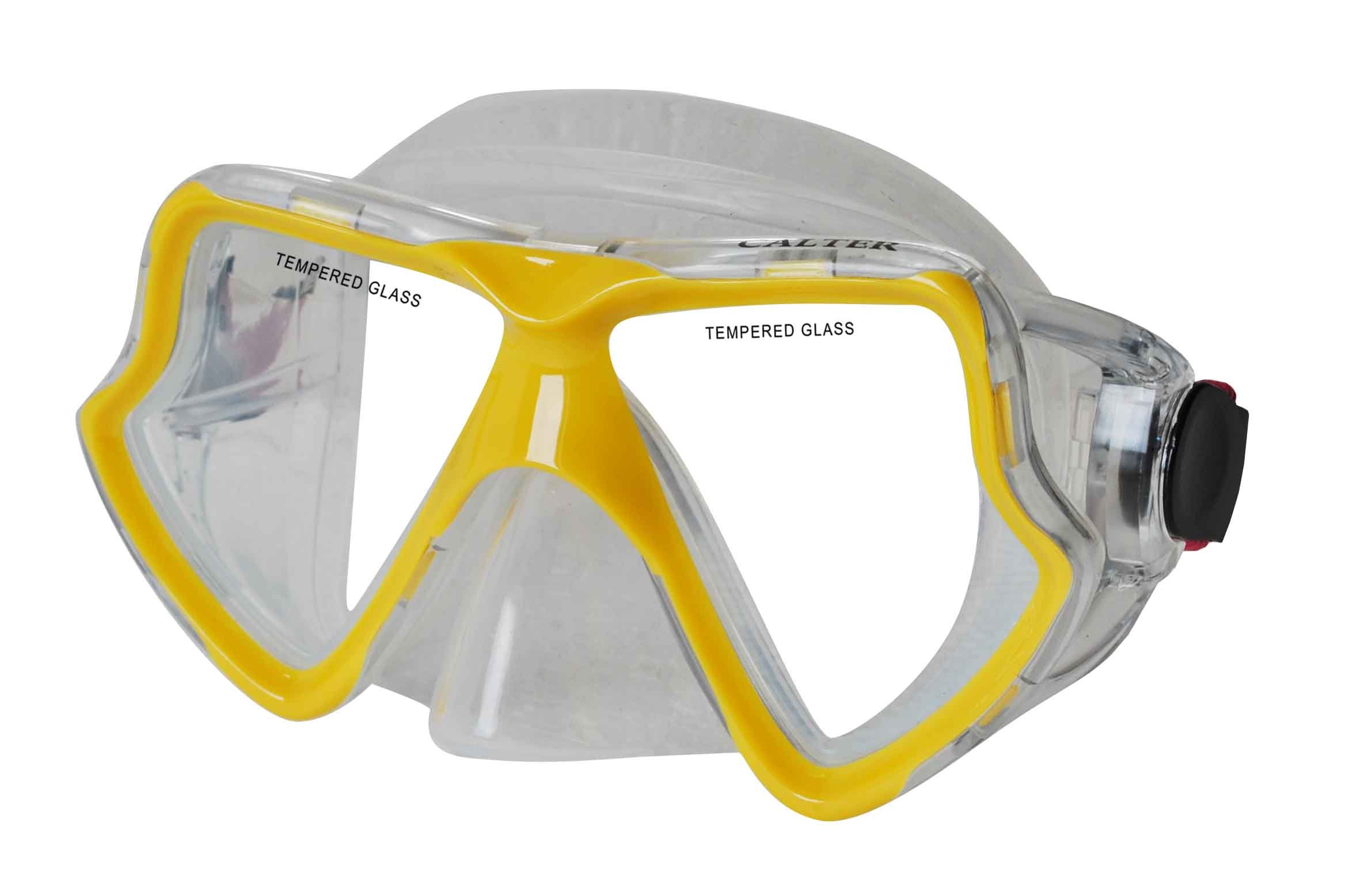 CALTER Senior 282S Diving Mask Yellow One Size