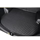 Black Customized Special car Trunk mat Leather Cargo mat Waterproof Cargo Liners for Jaguar XF XE XJ F-PACE (XJ)