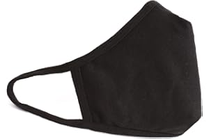 ECOMADE ARENA Washable Reusable 100% Cotton Face Mask with Filter Pocket Adult L/XL, 1PK, One Size for Adult