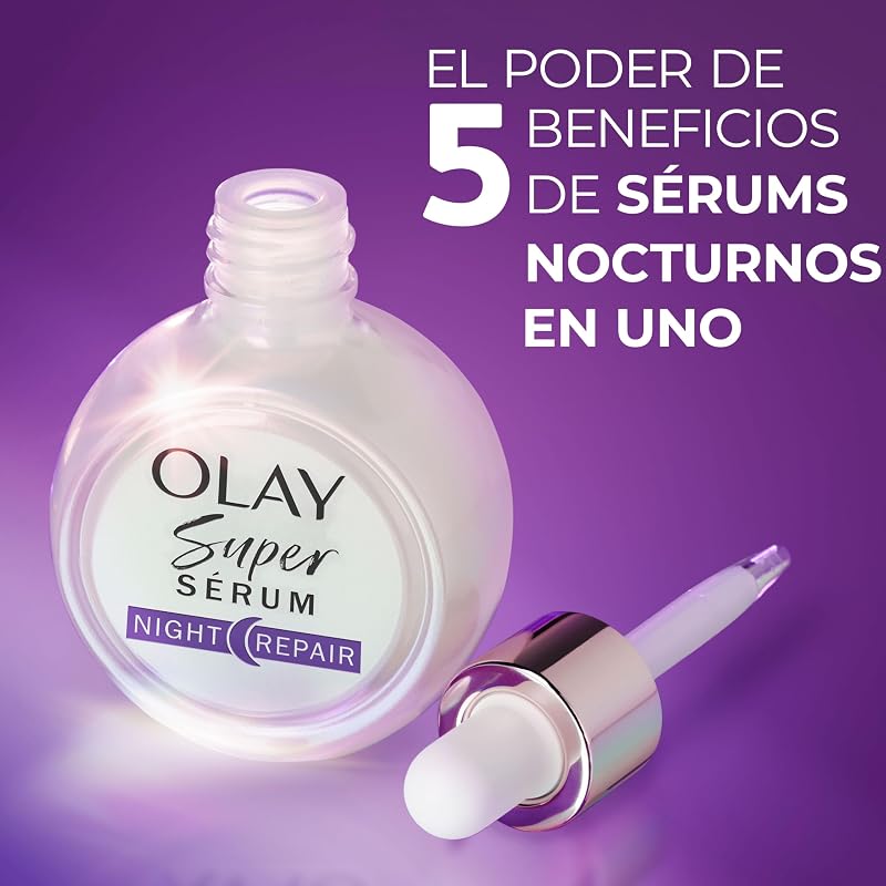 Super Sérum Facial de Noche 5 en 1 con Niacinamida, 30ml