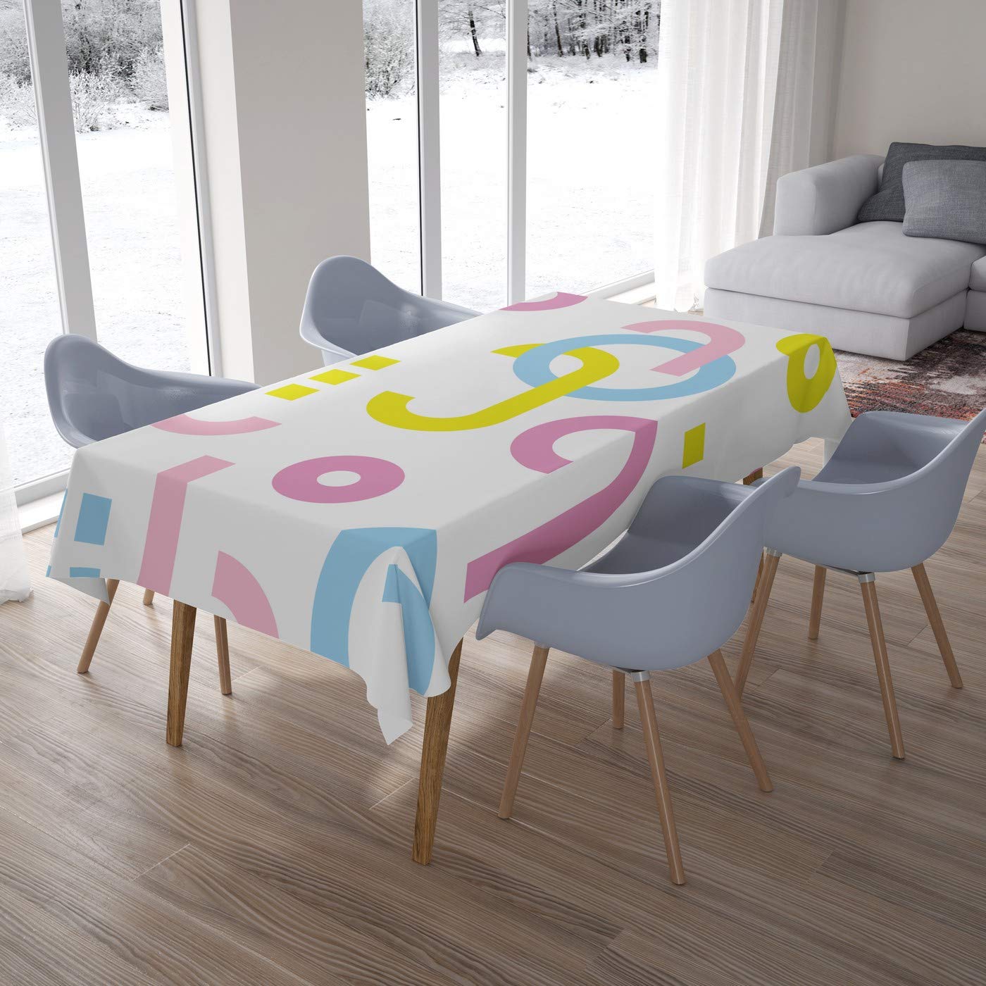 Bonamaison Kitchen Decoration, Tablecloth, 140cm x 200cm - Designed and Manufactured in Turkey