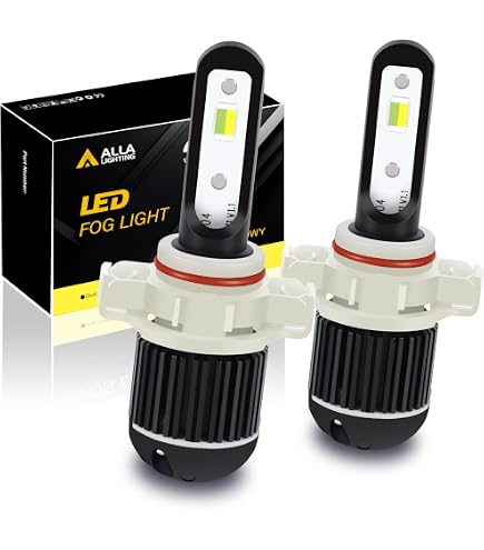 Amazon.com: Alla Lighting 5201 5202 Swithback LED Fog Lights Bulbs