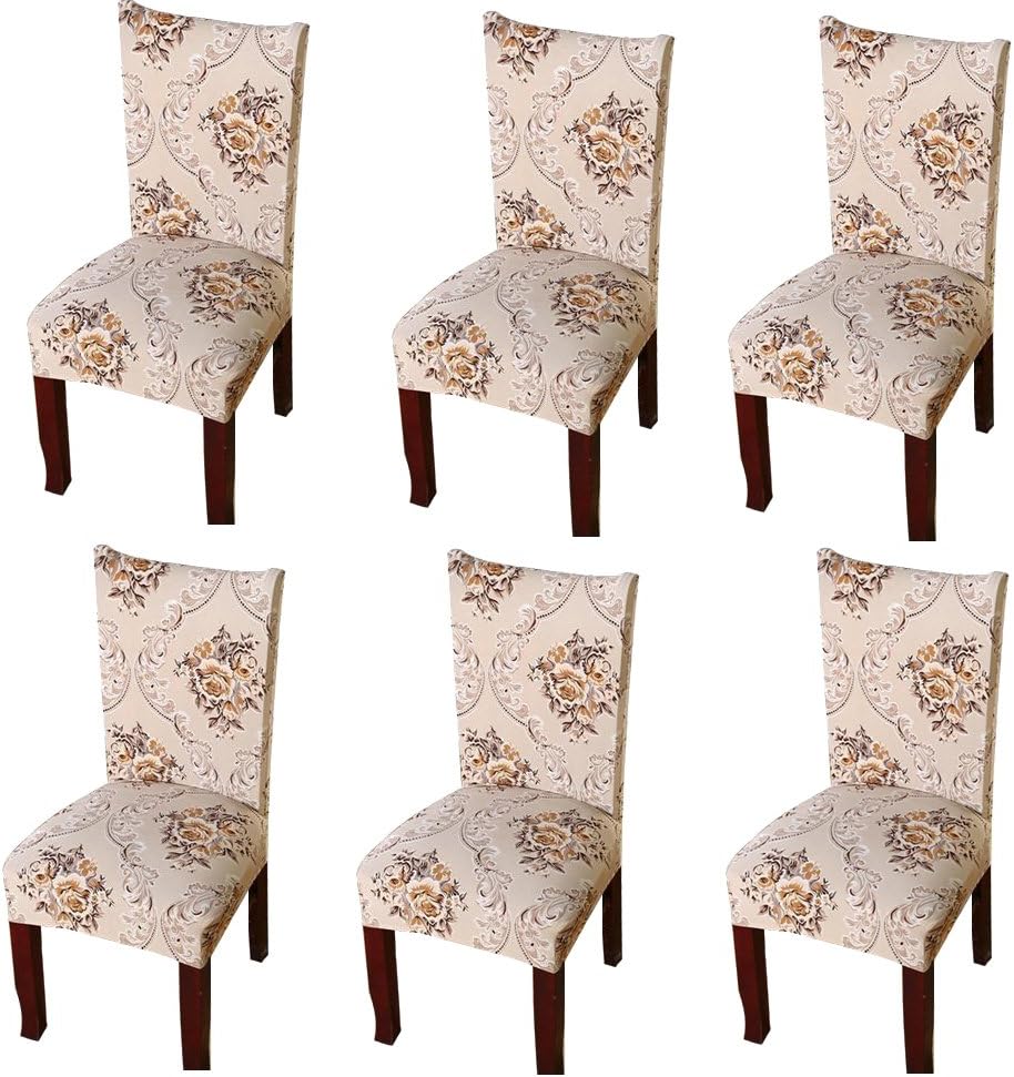 Best stretch removable washable short dining chair protector cover slipcover