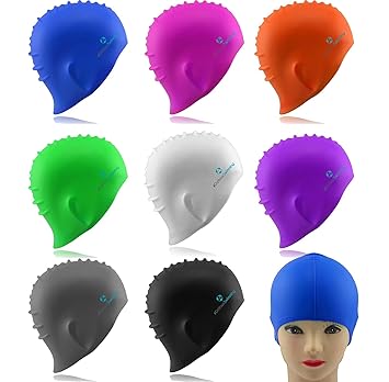 #DoYourSwimming® Kinder - Badekappe/Schwimmhaube | für Kinder (Mädchen/Jungen) bis ca. 10Jahre| Silikon (100% wasserdicht) - 