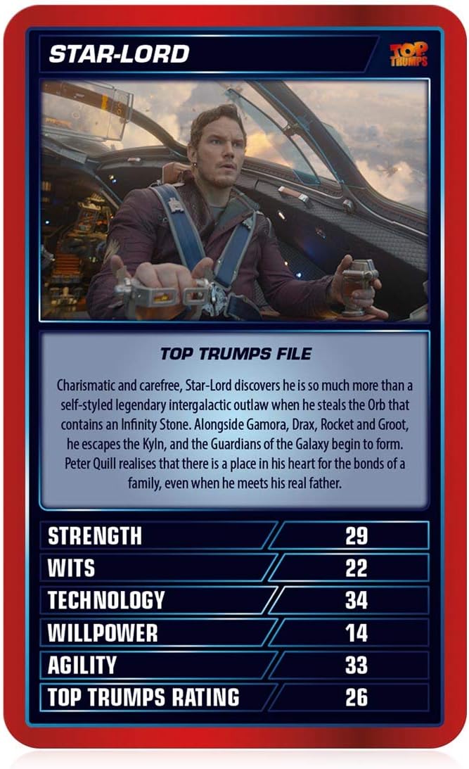 Marvel Cinematic Universe Top Trumps Card Game, Black, 8.5cm x 14cm x 2cm - Image 4