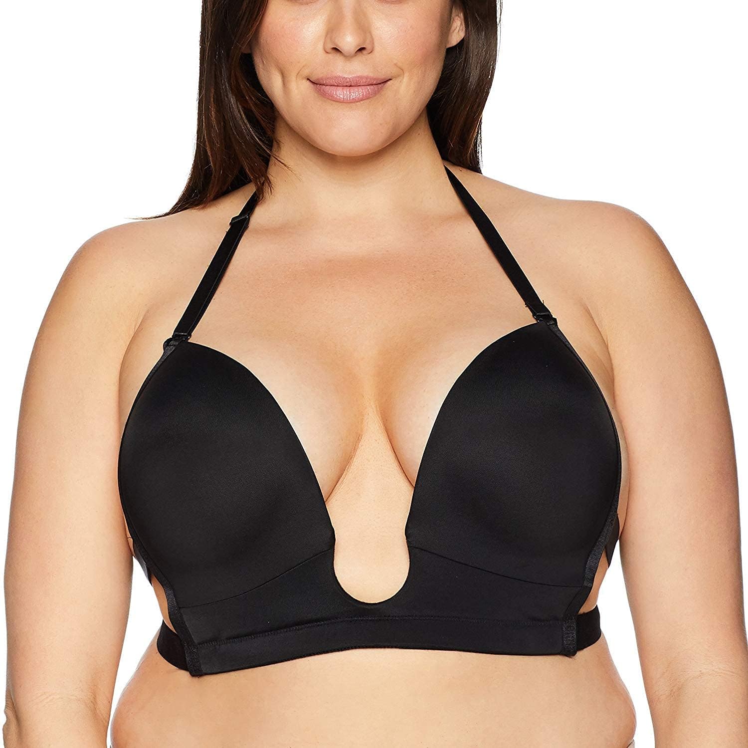 Photo 1 of Maidenform womens Sexy Plunge Bra, Black Size, 14 US