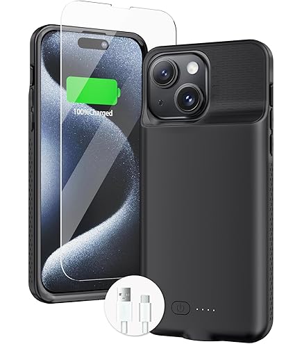 Amazon.com: Battery Case for iPhone 15, Upgraded 10000mAh Amazon.com: Battery Case for iPhone 15, Upgraded 10000mAh