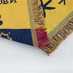 Boho Throw Blankets Woven Reversible Cotton