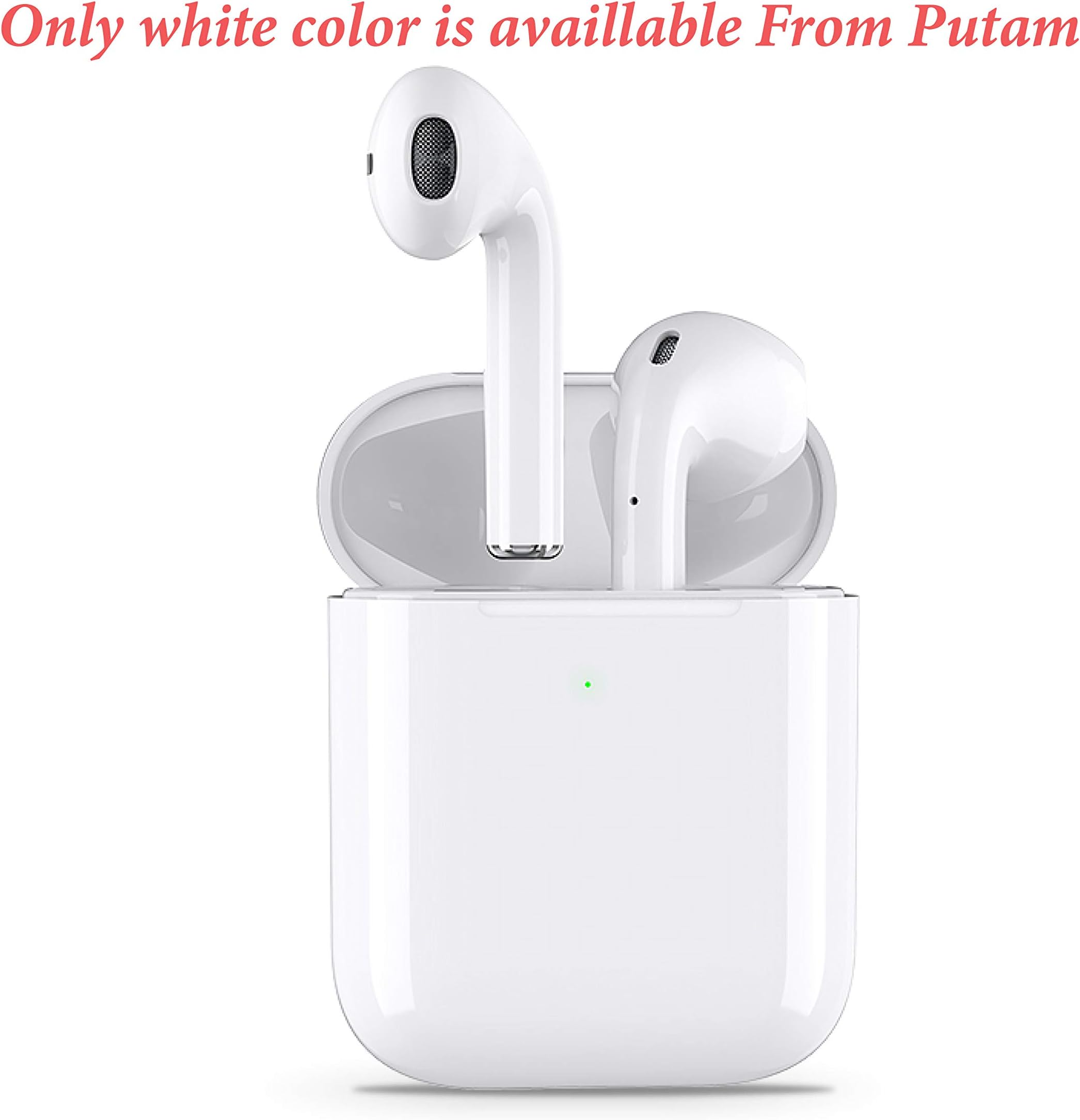 i28 Wireless Earphone with Wireless Charging case. Bluetooth Earbuds Waterproof, Active Noise Cancel Bluetooth v5.0 Wireless Earbuds