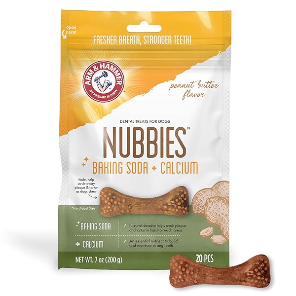 ARM & HAMMER FOR PETS NUBBIES DENTAL TREATS...
