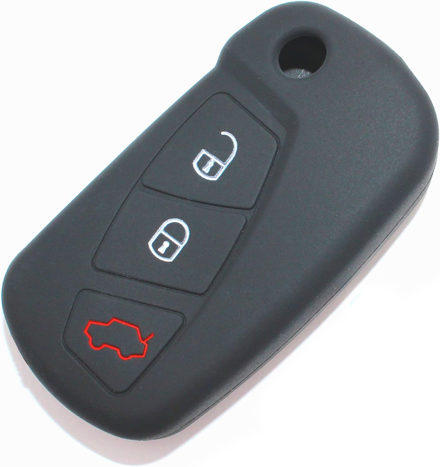 CoverYourKey Finest-Folia - FE - Silicone Case for 3 Buttons Car Key Black