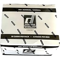 MLB Panini 2021 Donruss Baseball Trading Card VALUE Box [12 Packs]