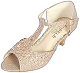 Angels New York Girls Glitter & Stone Sandal With