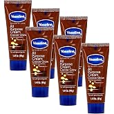 Vaseline All Purpose Cream Cocoa Glow, with Pure Cocoa Butter, 6-Pack, 1.41 FL Oz Each, 6 Tubes