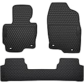 Ucaskin Car Floor Mats Custom Fit for Mazda CX 5 CX-5 SUV 2013 2014 2015 2016 Odorless Washable Rubber Foot Heavy Duty All Weather Car Floor Liner-Black