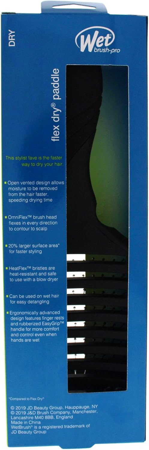 Wet Brush Pro Flex Dry Paddle Brush - Black By For Unisex - 1 Pc Hair Brush - Image 5