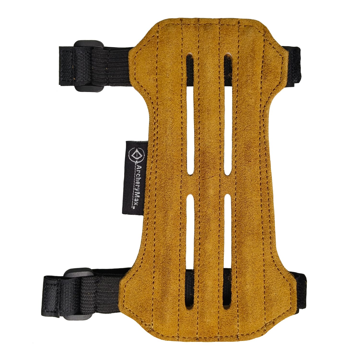 Premium Leather Archery Arm Guard Forearm Guard with Adjustable Velcro Strap,19cm Protective arm guard for both adults and kids for shooting & hunting