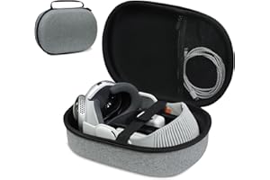 TanReginal Carrying Case for Apple Vision Pro, Ultimate Protection for Apple Vision Pro Accessories, Hard Apple Vision Pro Travel Bag with Internal Compartments and Silicone Handle Grip