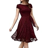 MUADRESS Women's Lace Cocktail Wedding Party Dress