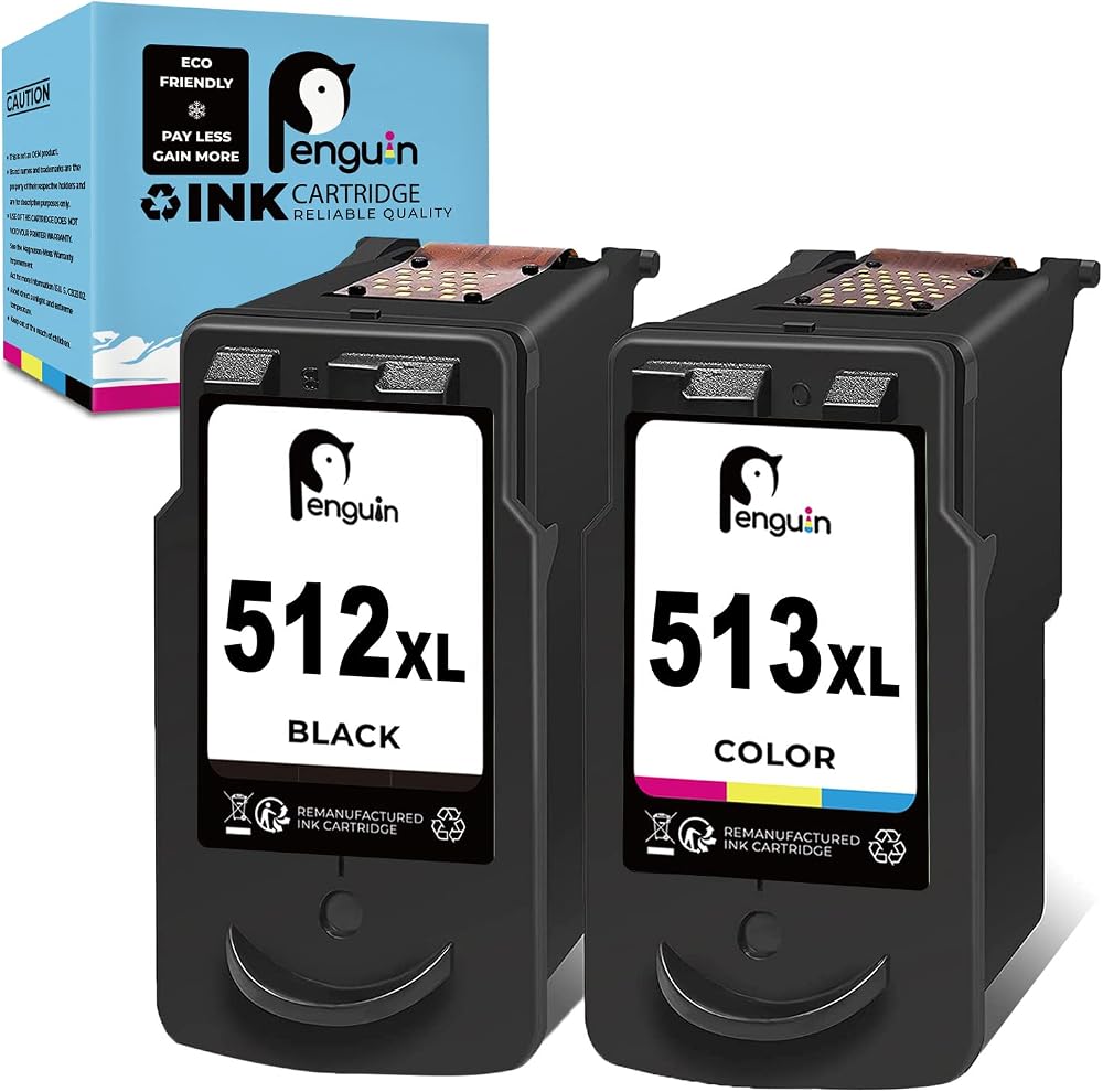 Penguin 512XL 513XL Ink Cartridge Black Colour for Canon iP2700 MP280 MX350