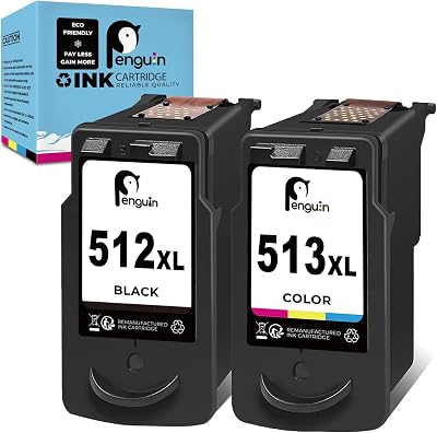 Penguin 512XL 513XL Ink Cartridge Black Colour for Canon iP2700 MP280 MX350