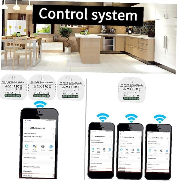WiFi Rf433 Interruptor Mdulo De Conmutador Inteligente WiFi Luz del Disyuntor Led Dimmer Aplicacin De Control Remoto del Interruptor De Herramientas