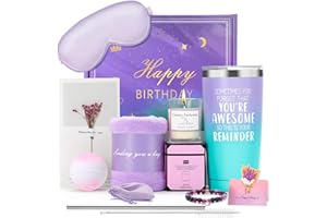 Birthday Gifts for Women, Mother's Day Ideas, Relaxing Spa Gift Basket Set, Get Well Soon Gifts For Her, Mom, Friend, Sister,