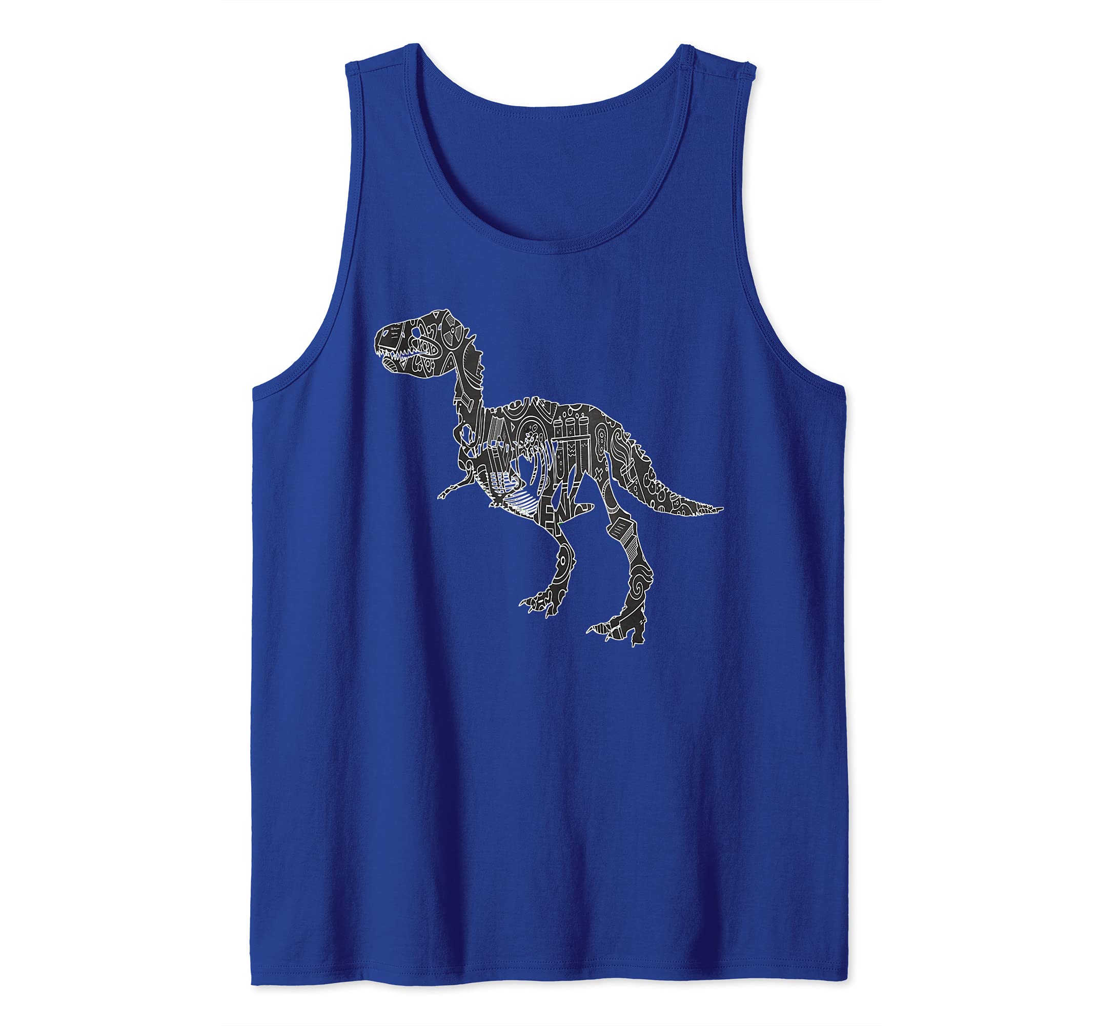 Tyrannosaurus Rex Animal T-Rex Creepy Dinosaur Tank Top
