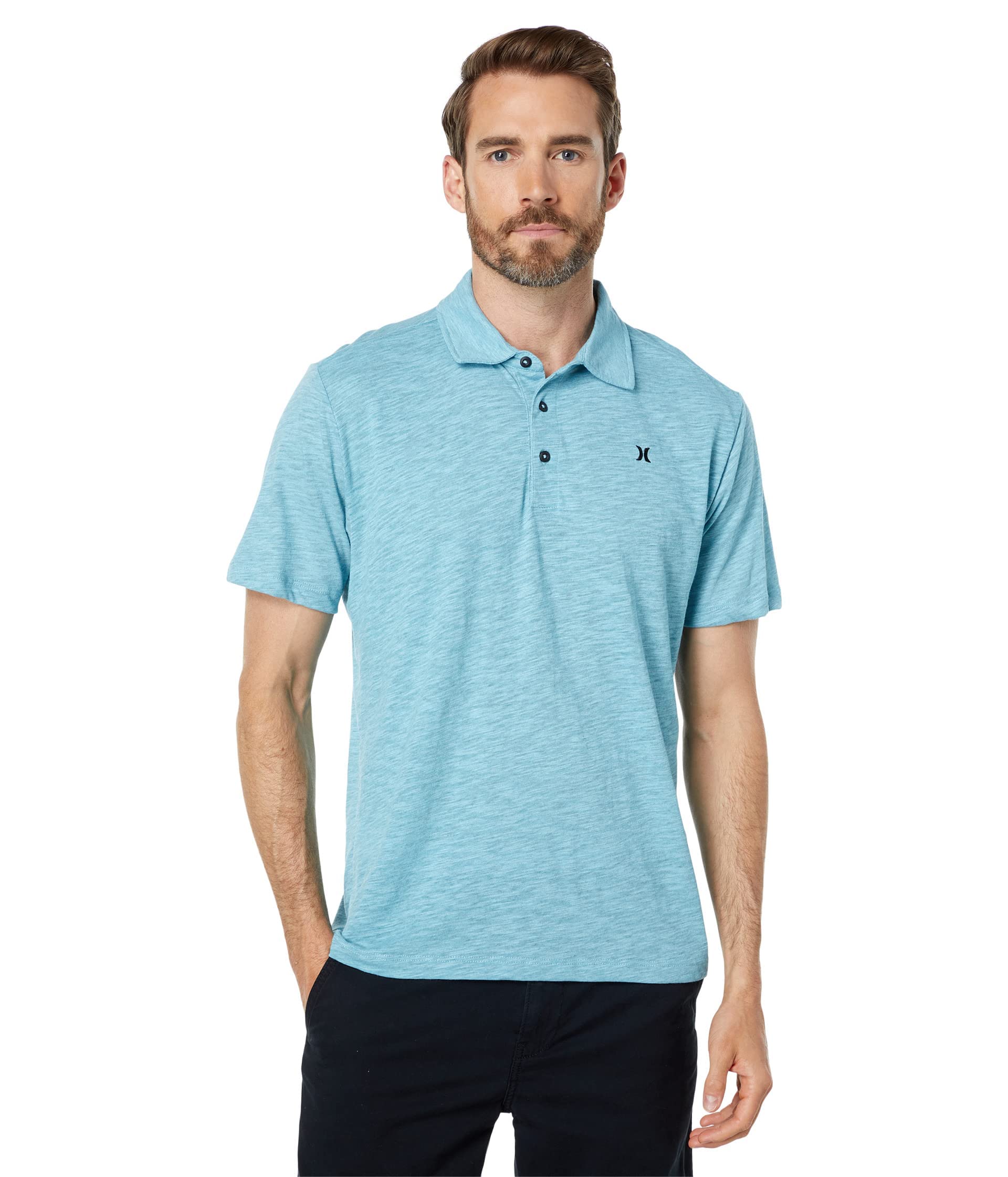 Photo 1 of Hurley Ace Vista Short Sleeve Polo Blue Glaze MEDIUM
