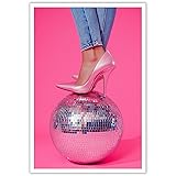 Funky Disco Ball Posters Vintage Sexy Hot Girls